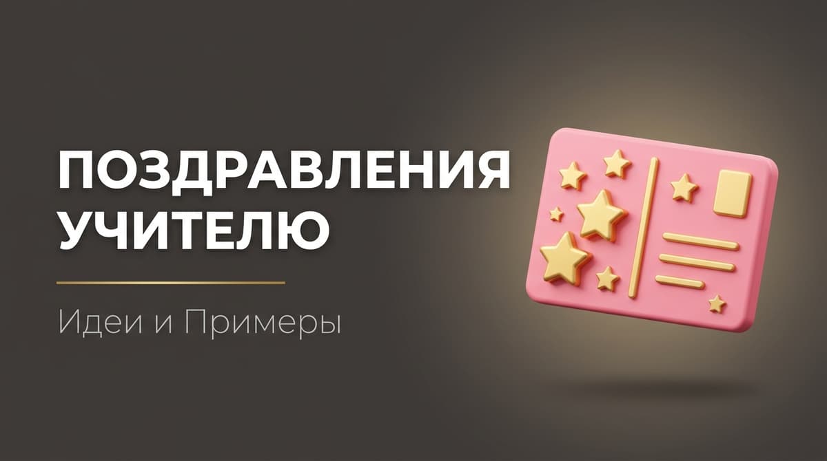 Как написать учителю поздравление на день рождения