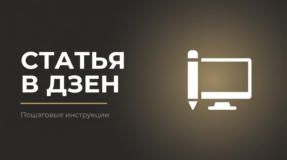 Как написать в дзен статью