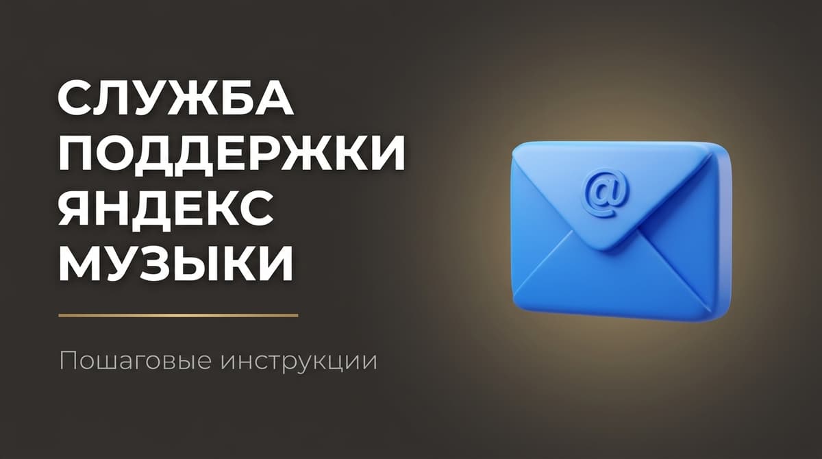 Как написать в поддержку яндекс музыки