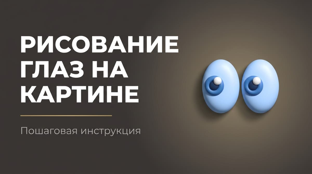 Как нарисовать глаза картинки