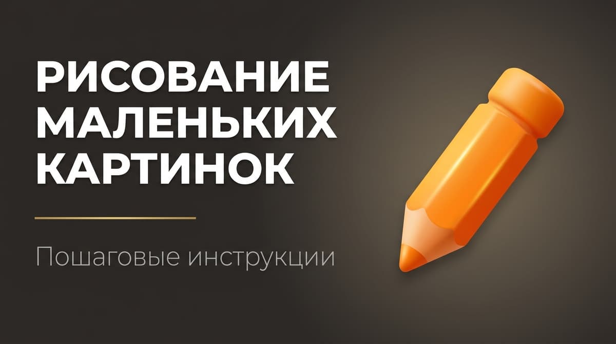 Как нарисовать маленькую картинку