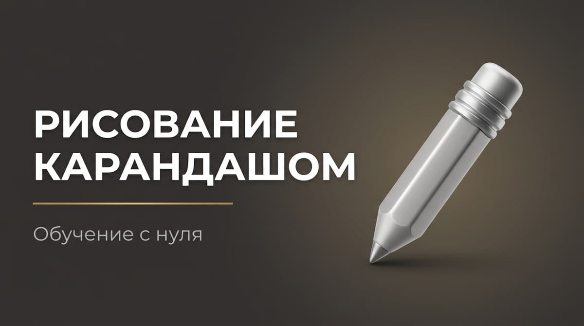 Как научиться рисовать карандашом с нуля поэтапно