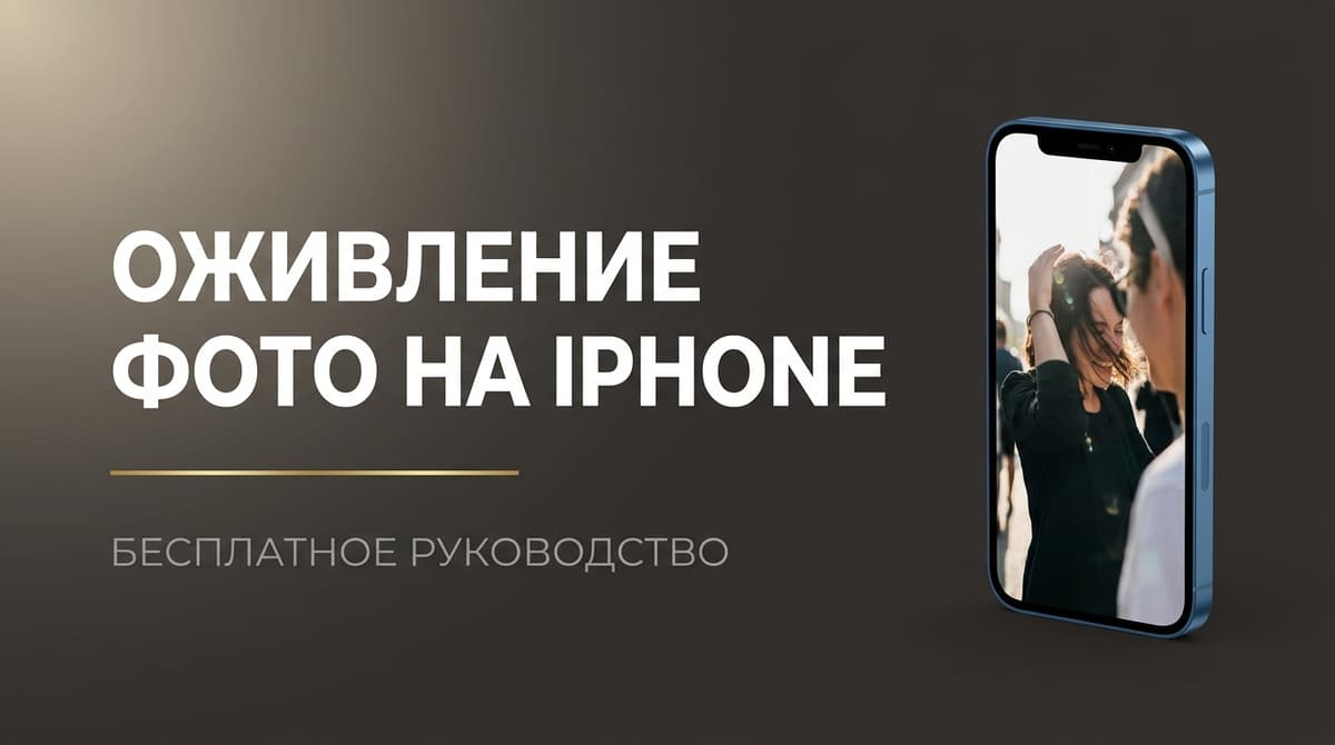 Как оживить фото на айфоне