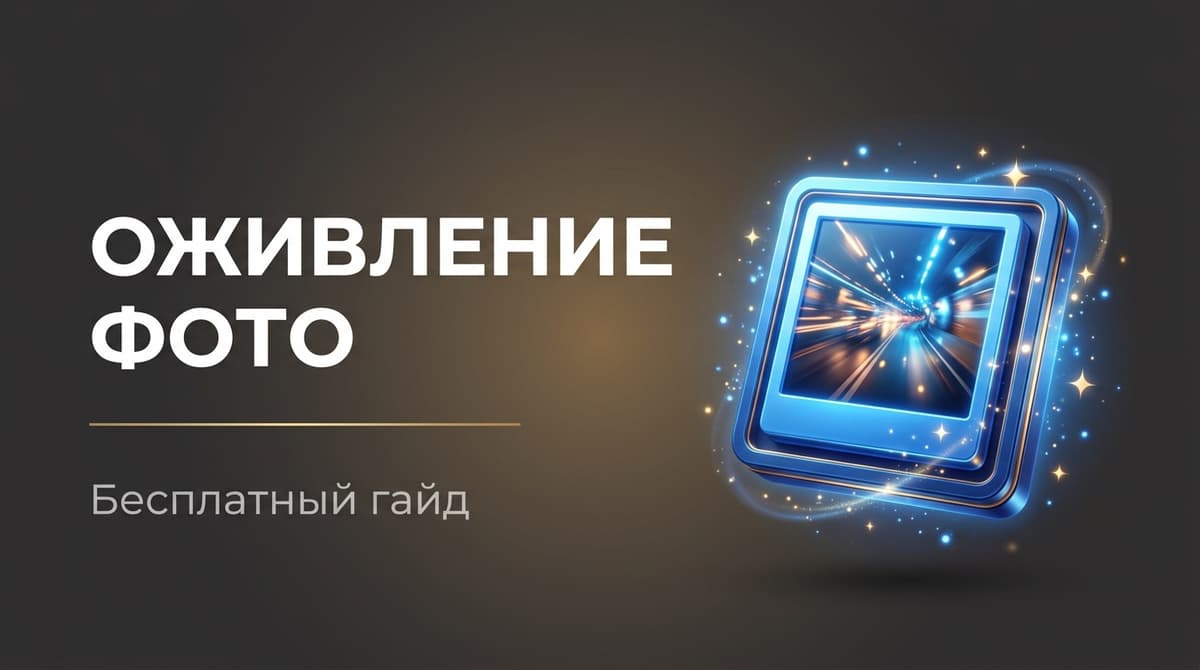 Как оживить фото с помощью ии бесплатно