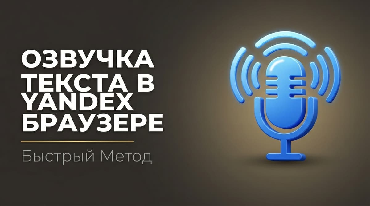 Как озвучить текст в яндекс браузере