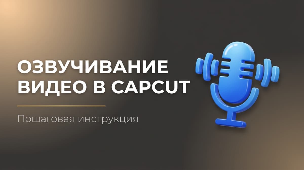 Как озвучить видео в кап кут