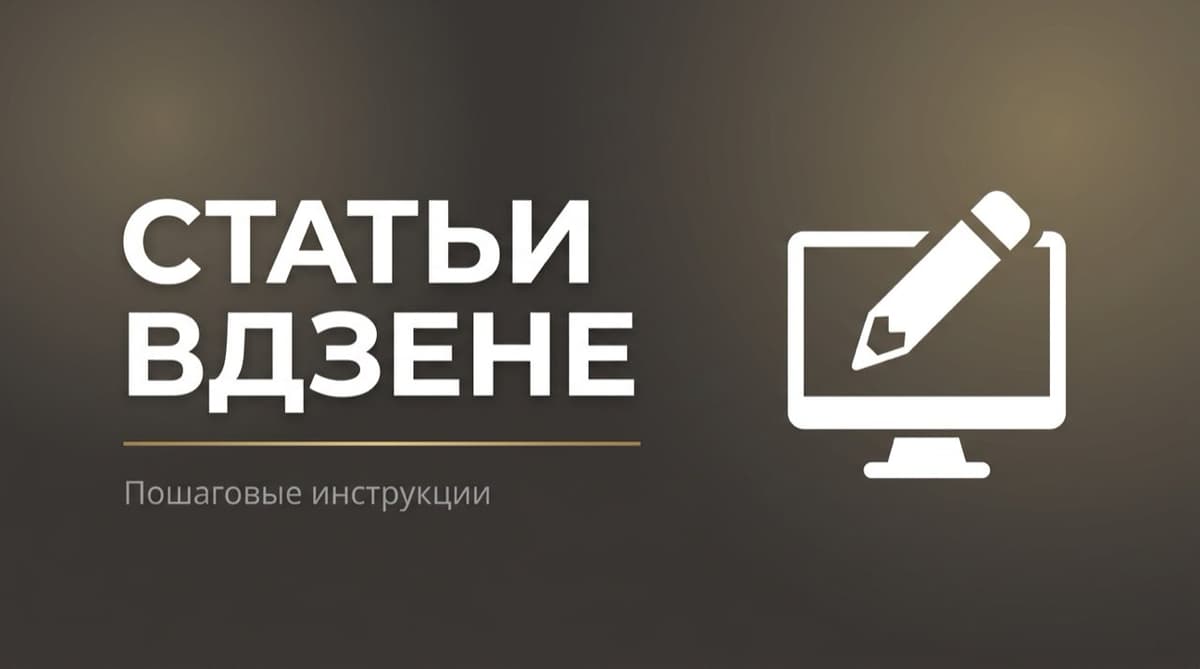 Как писать статьи в дзене