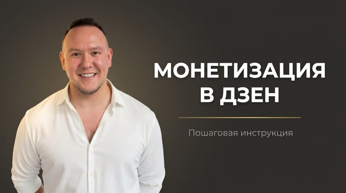 Как подключить монетизацию в дзене