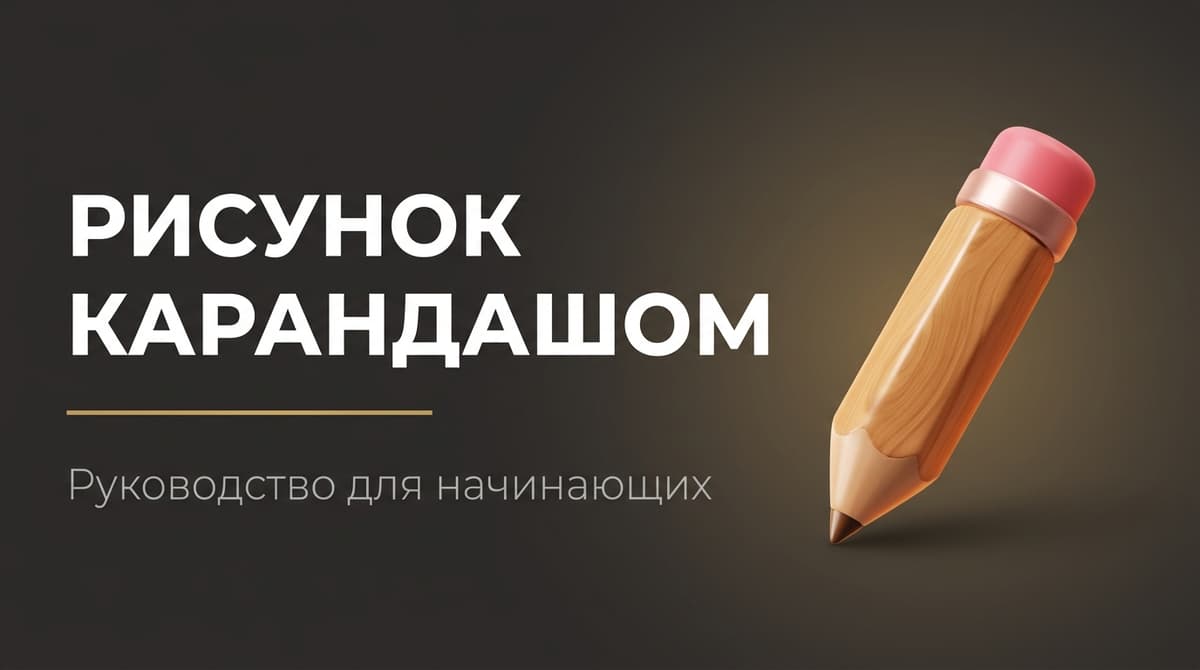 Как правильно рисовать карандашом для начинающих