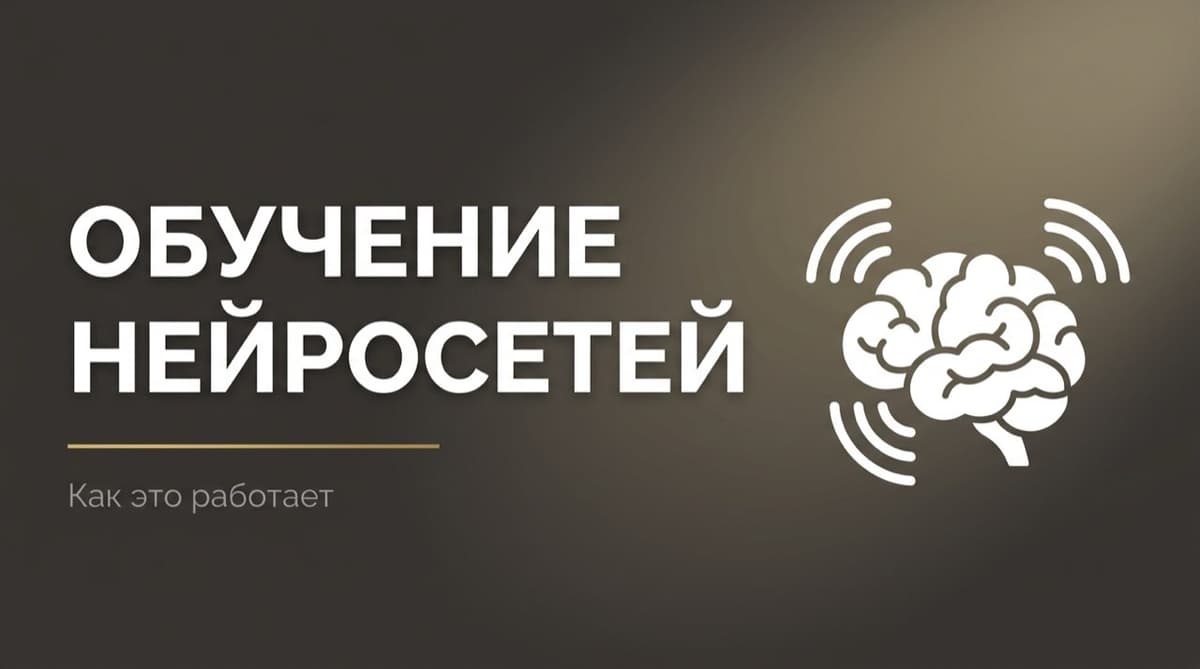 Как происходит обучение нейросети