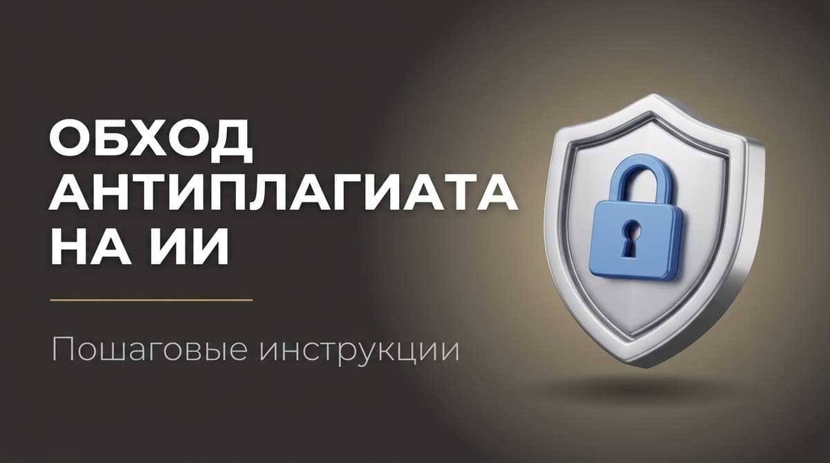 Как пройти антиплагиат на ии