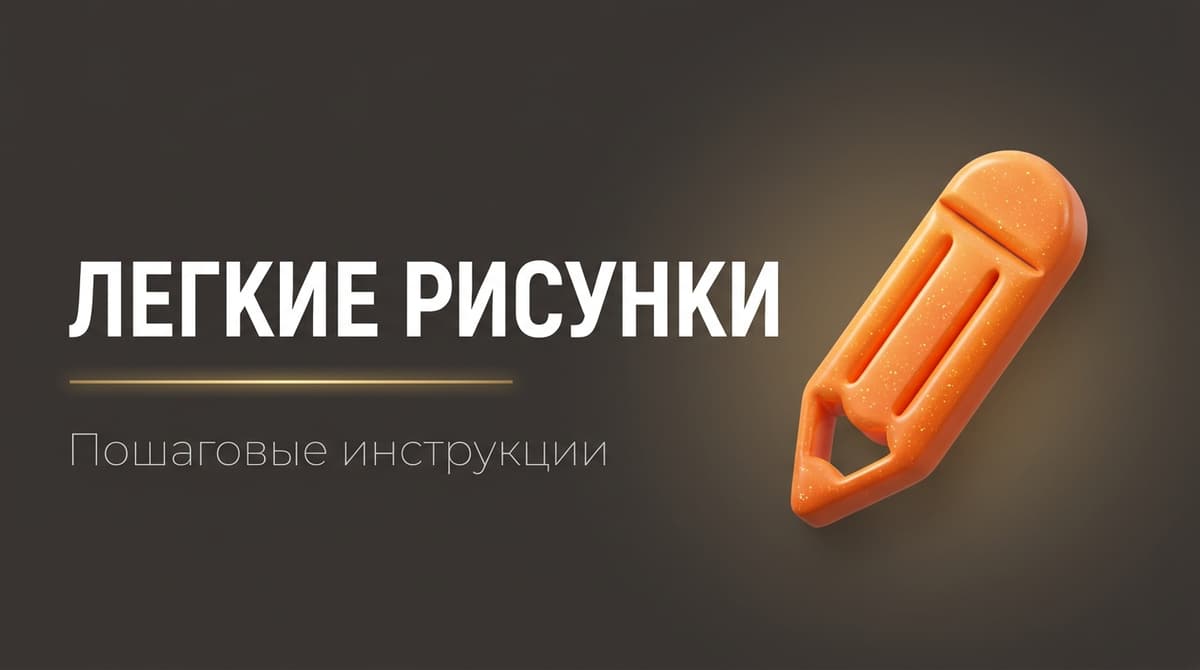 Как рисовать легкие рисунки