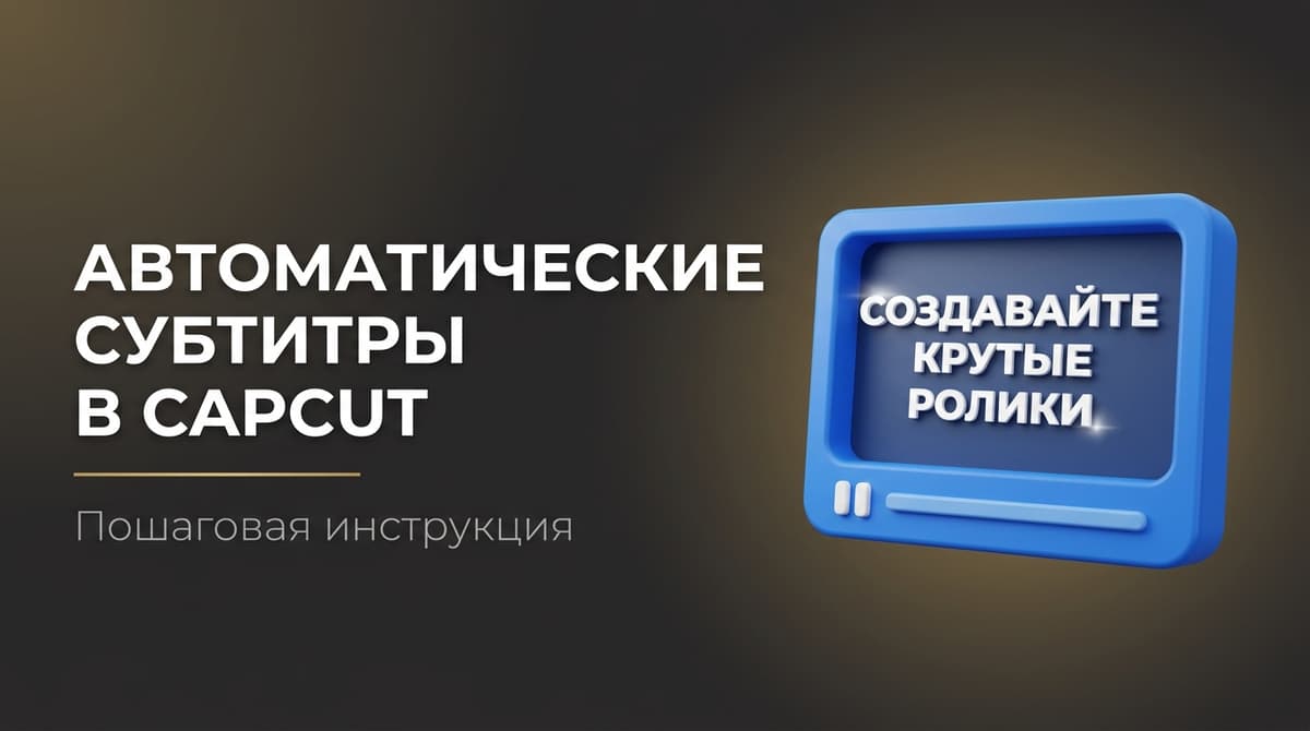 Как сделать автоматические субтитры в capcut