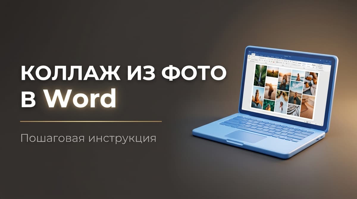 Как сделать коллаж из фото на компьютере в ворде