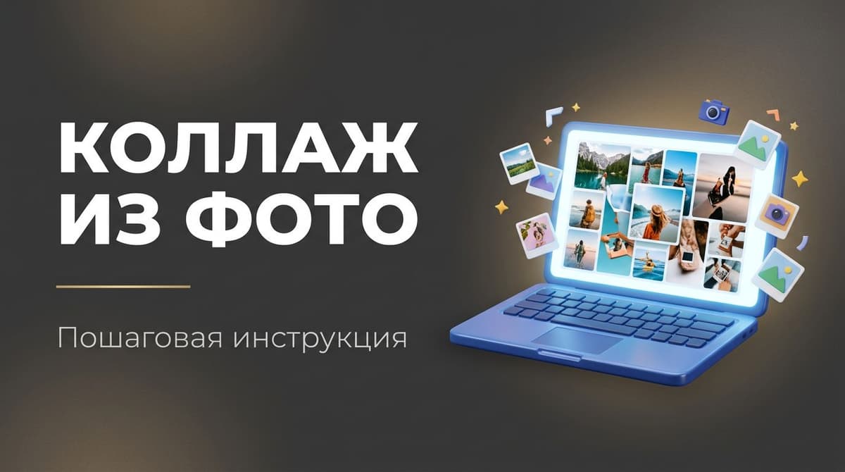 Как сделать коллаж из фото на ноутбуке