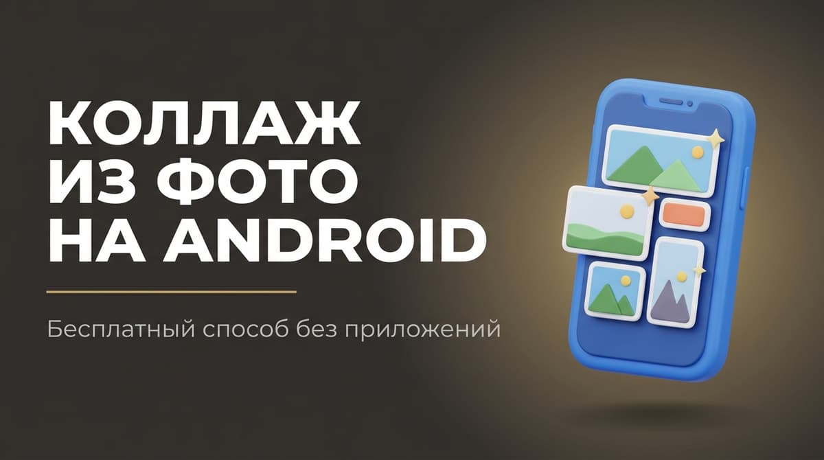 Как сделать коллаж из фото на телефоне андроид бесплатно без программ самсунг