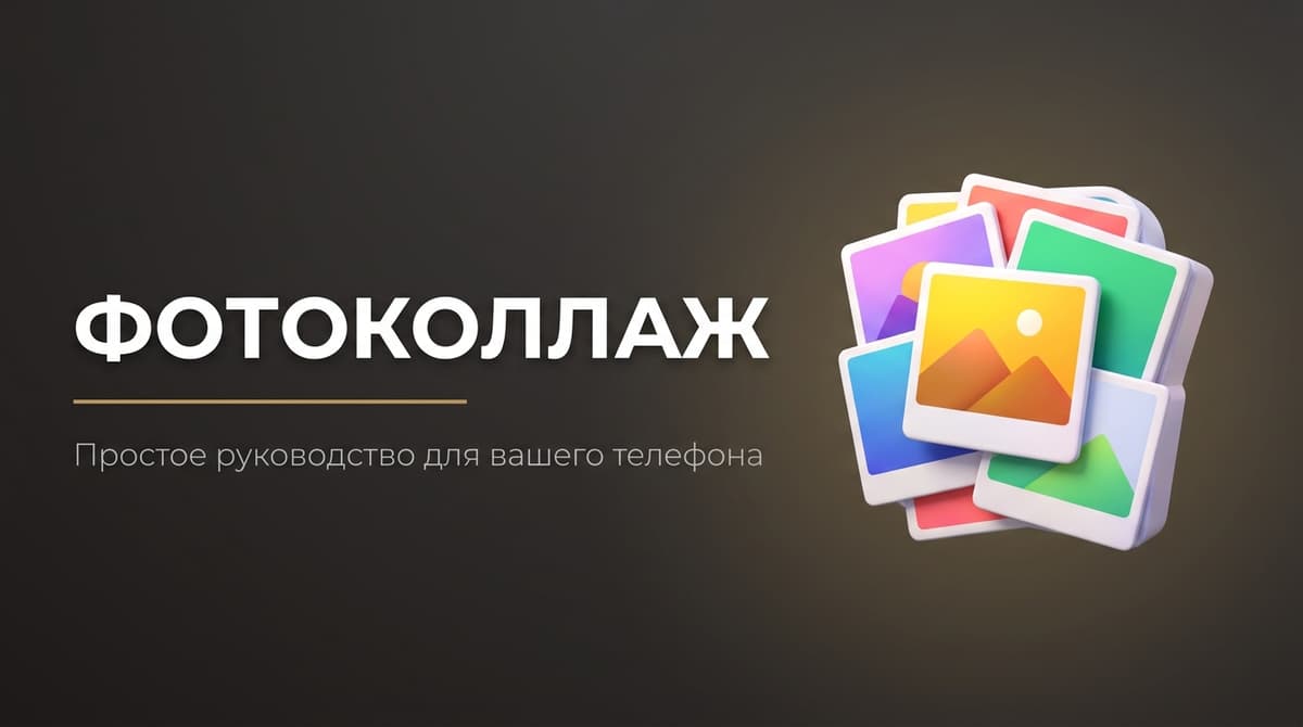 Как сделать коллаж из фото на телефоне
