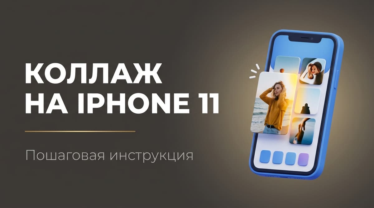 Как сделать коллаж на айфоне 11 из фото