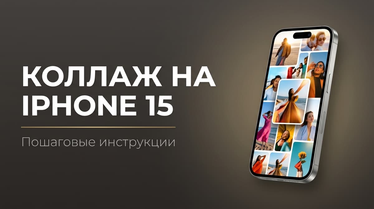 Как сделать коллаж на айфоне 15