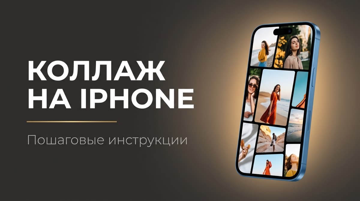Как сделать коллаж на айфоне из фотографий