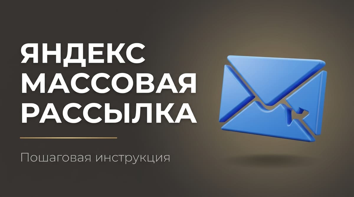 Как сделать массовую рассылку в почте яндекс