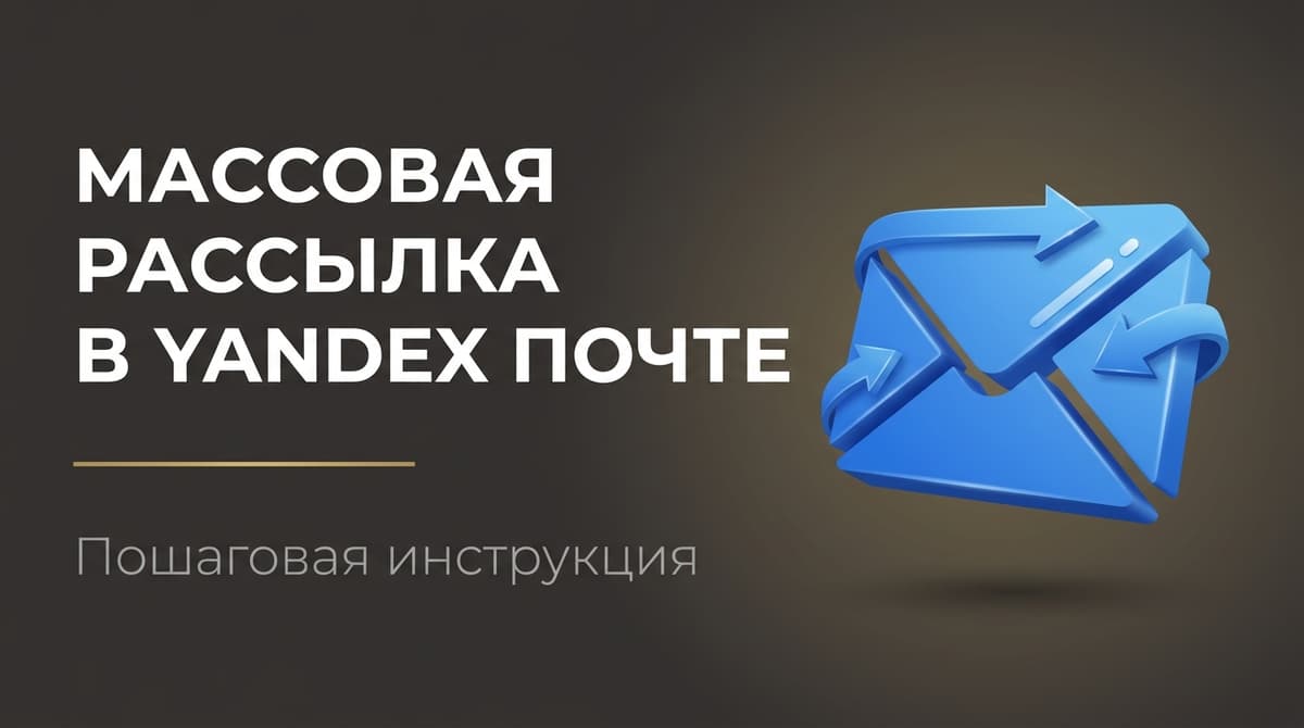 Как сделать массовую рассылку в яндекс почте