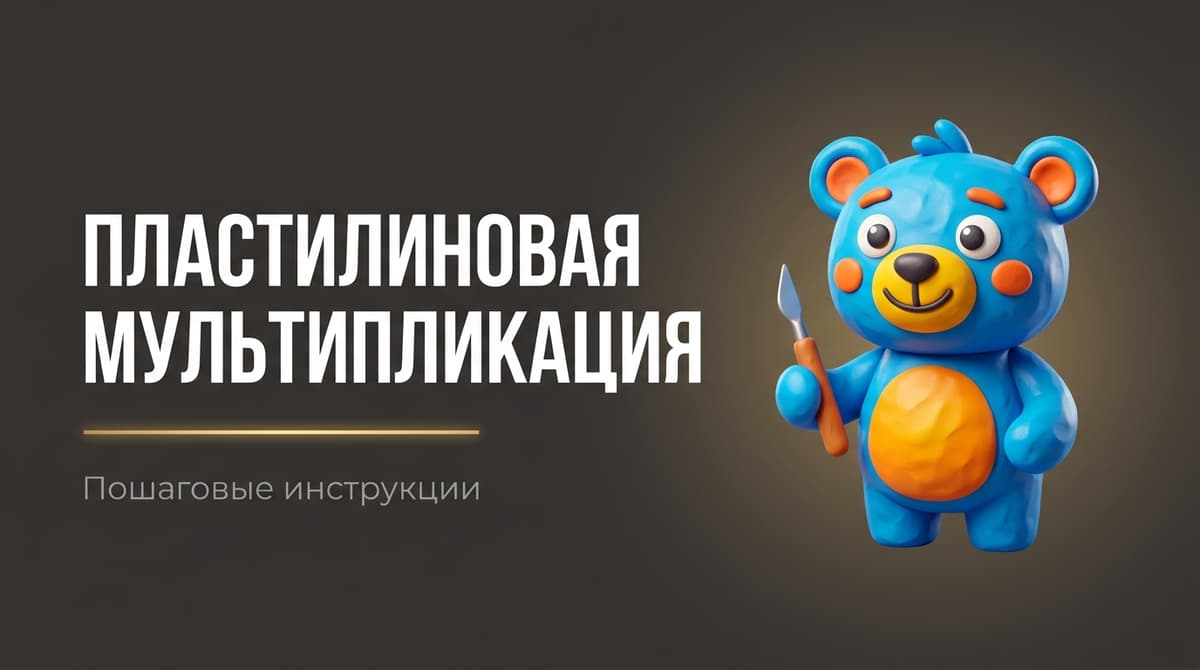 Как сделать мультик из пластилина