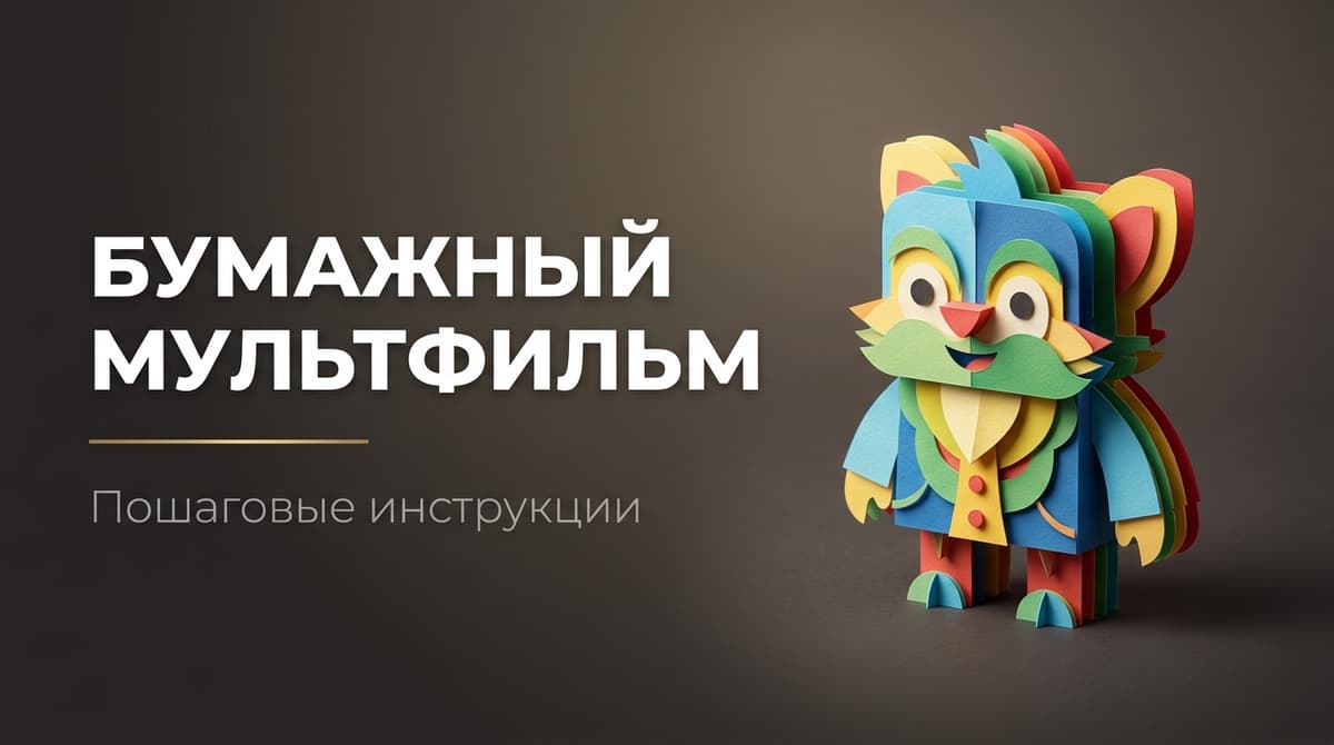 Как сделать мультик своими руками из бумаги