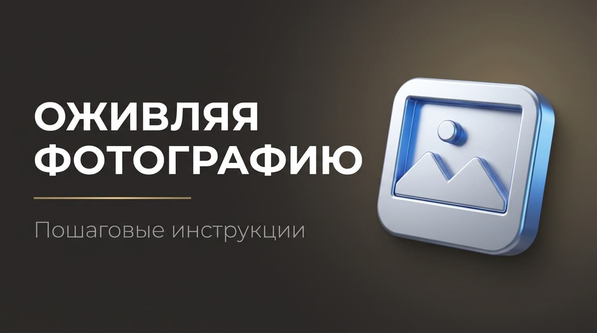 Как сделать оживление фотографии