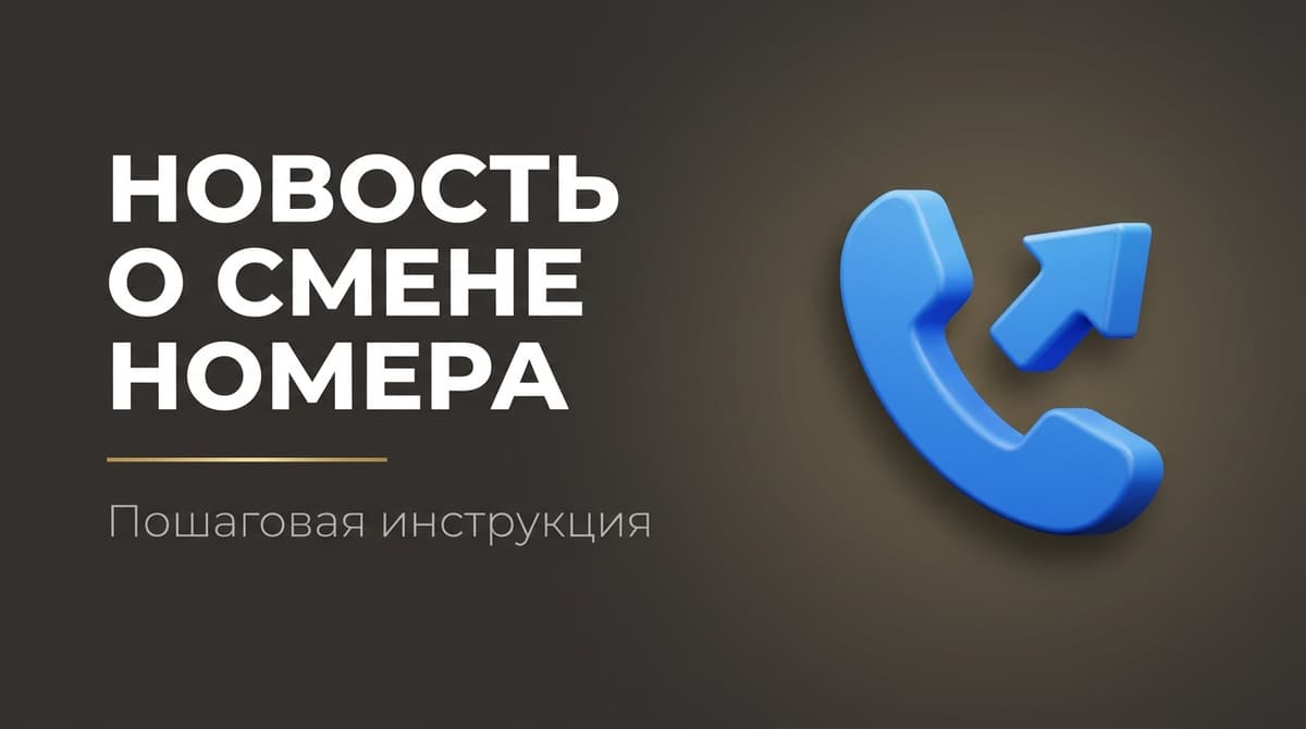 Как сделать рассылку о смене номера телефона