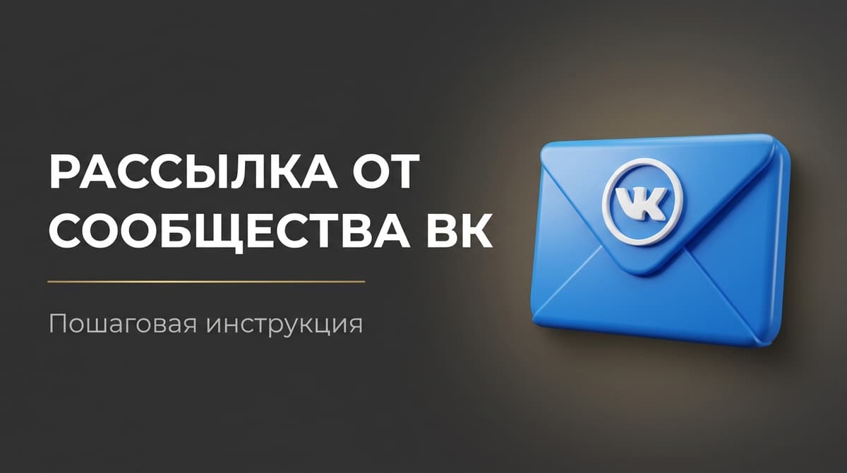 Как сделать рассылку от имени сообщества в вк