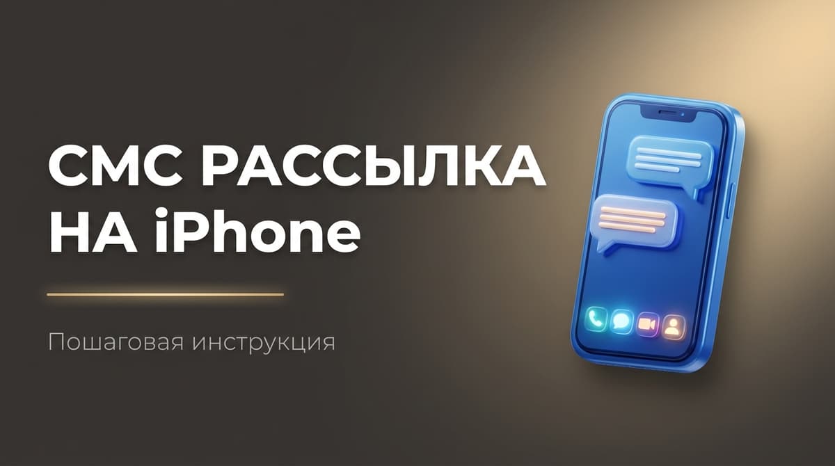Как сделать смс рассылку на айфоне