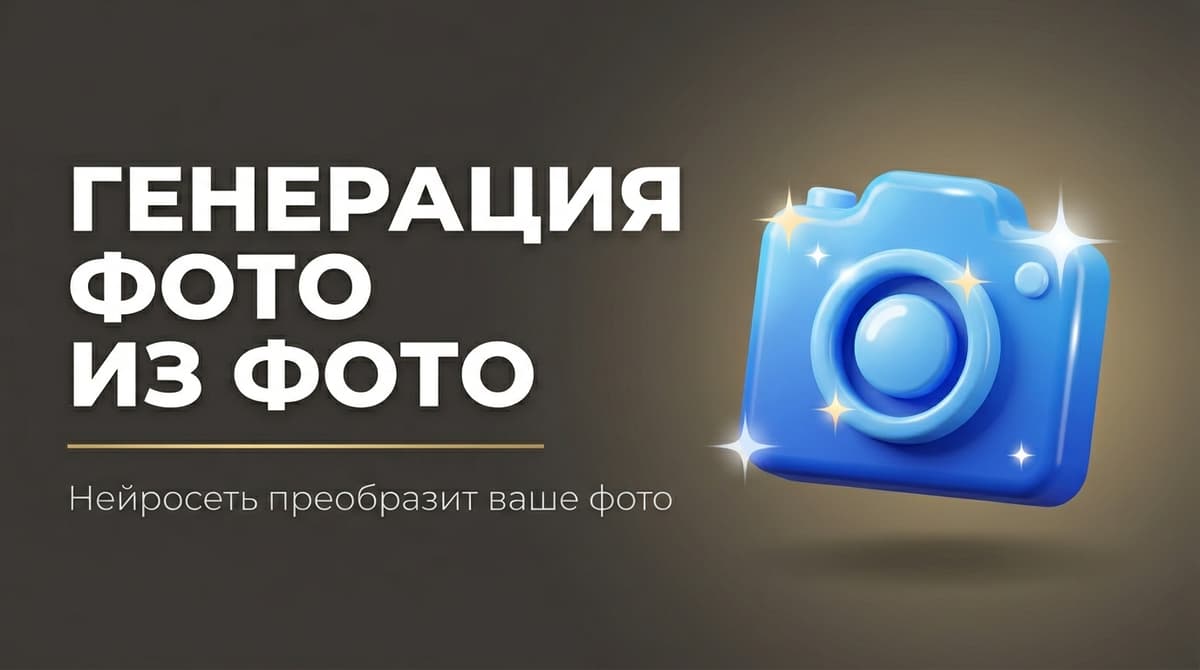Как сгенерировать фото нейросетью по фотографии