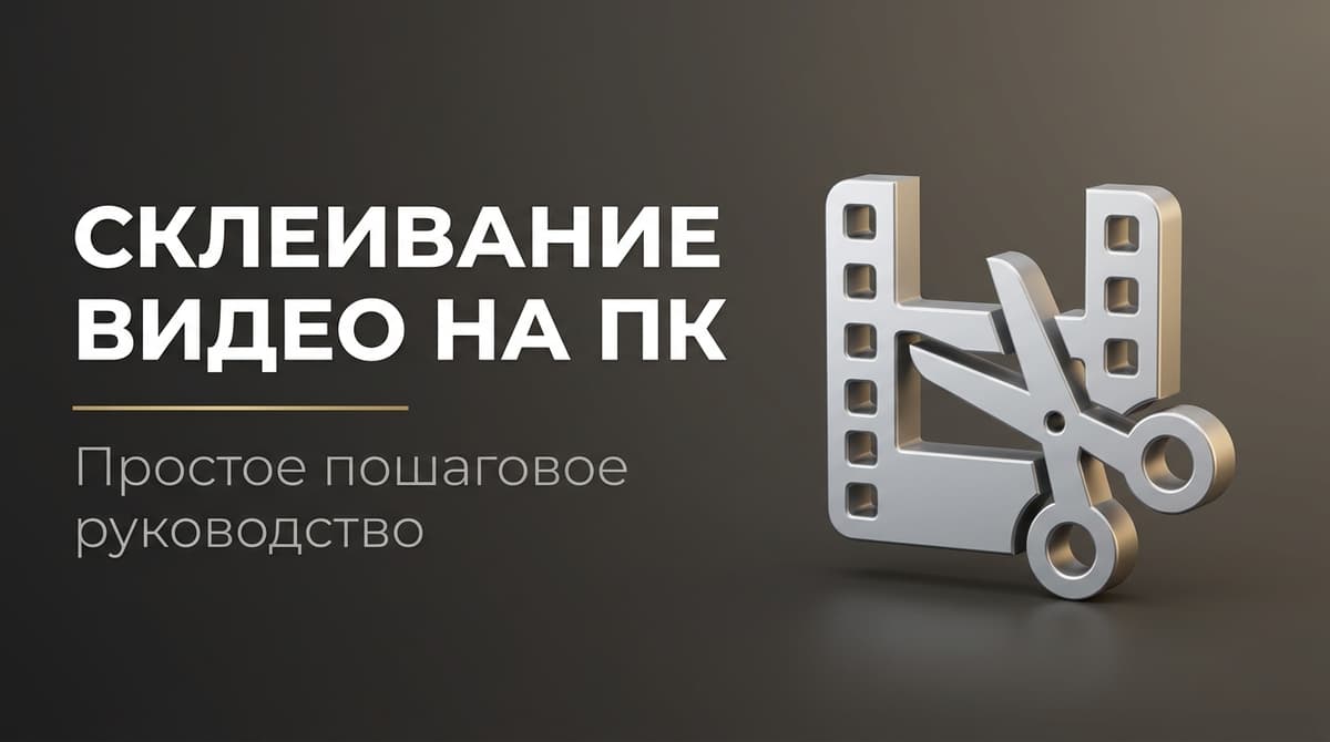 Как склеить видео на компьютере
