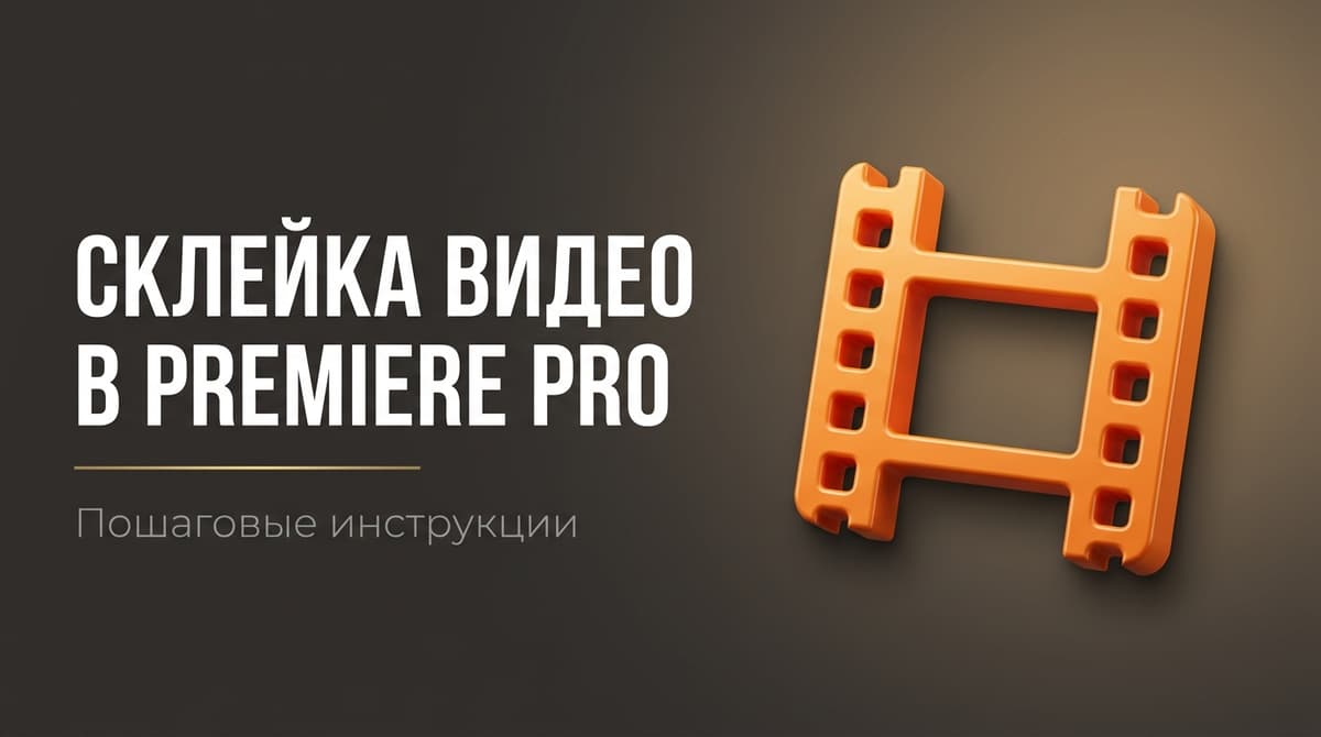Как склеить видео в adobe premiere pro