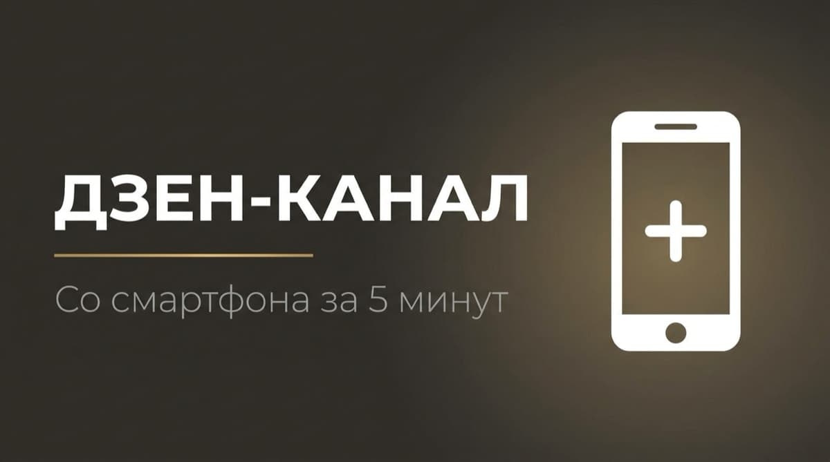 Как создать канал в дзене с телефона