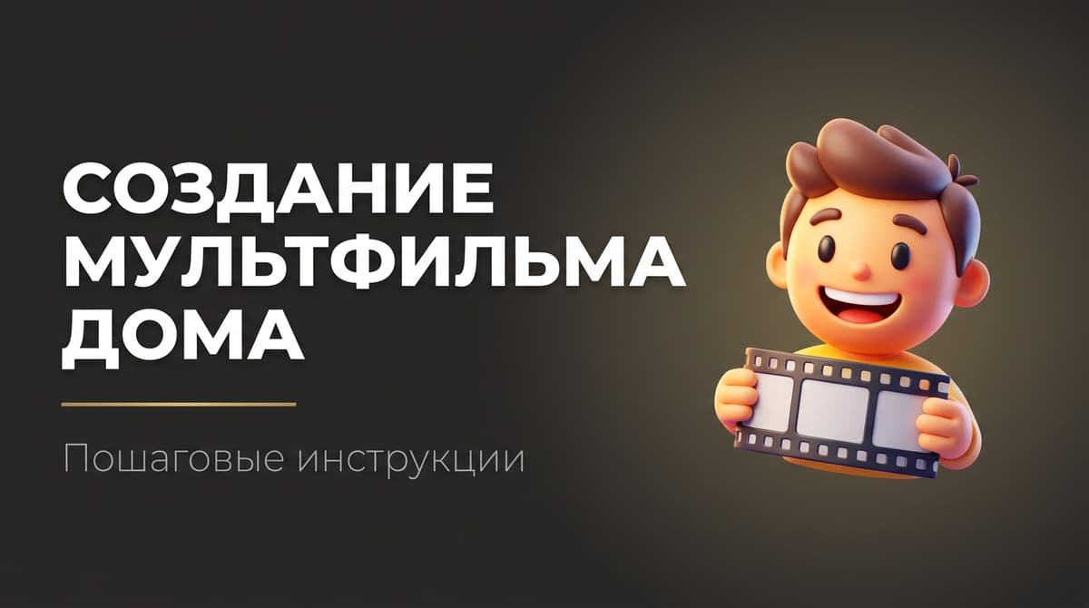 Как создать мультфильм в домашних условиях