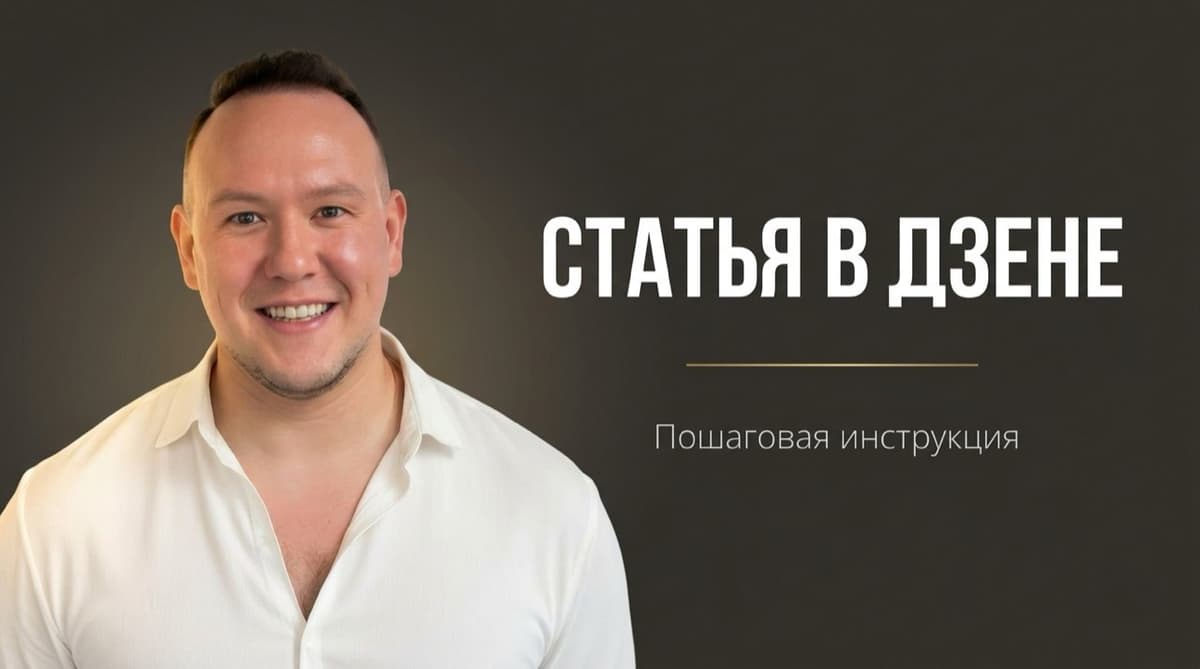 Как создать статью в дзене