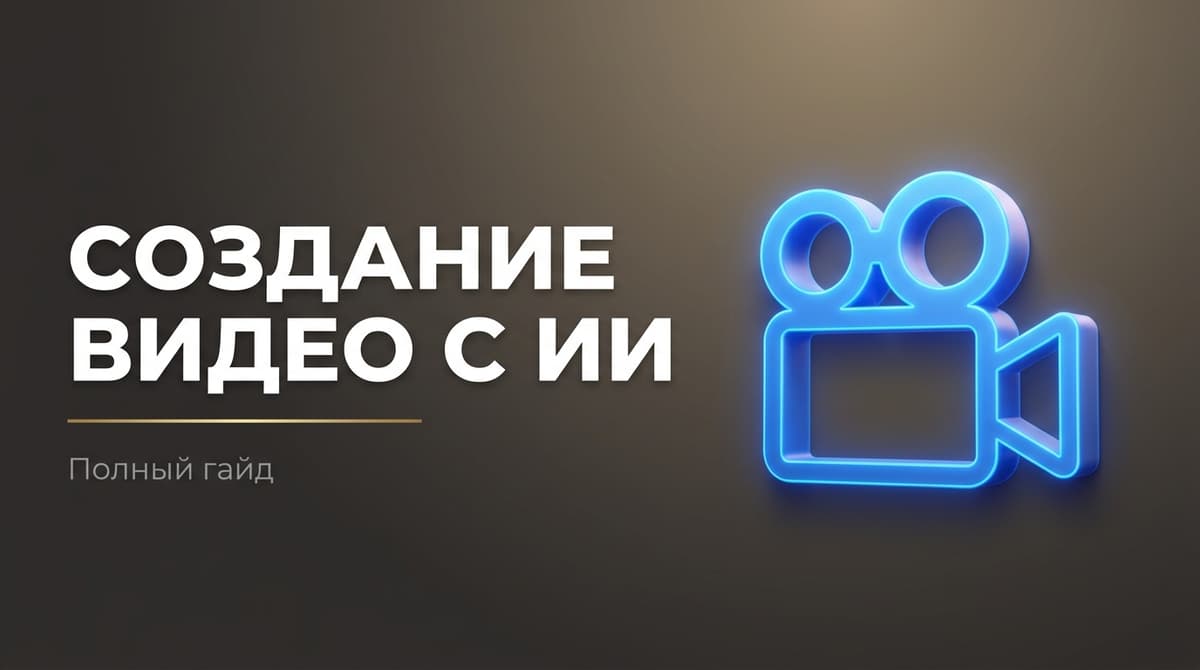 Как создать видео с ии