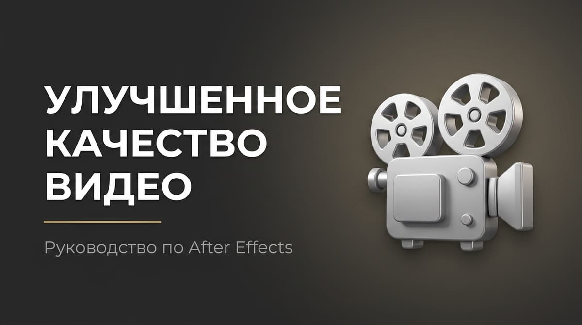 Как улучшить качество видео в афтер эффект