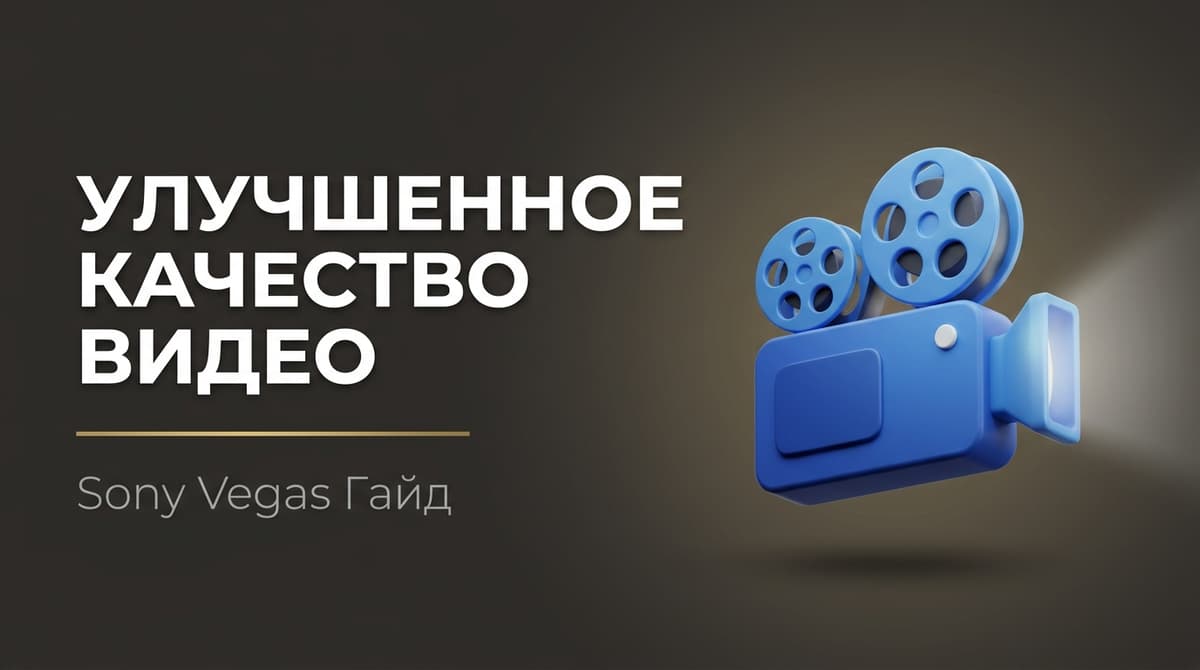 Как улучшить качество видео в сони вегас