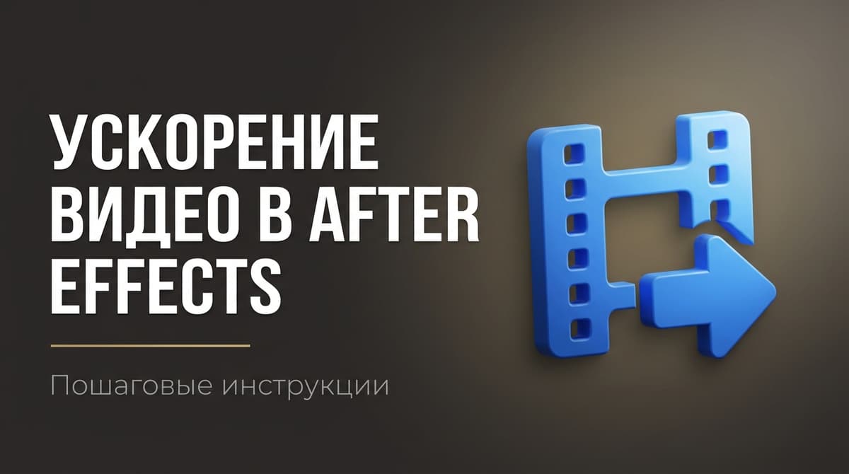 Как ускорить видео в after effects