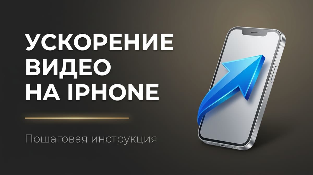 Как ускорить видео в галерее на айфоне