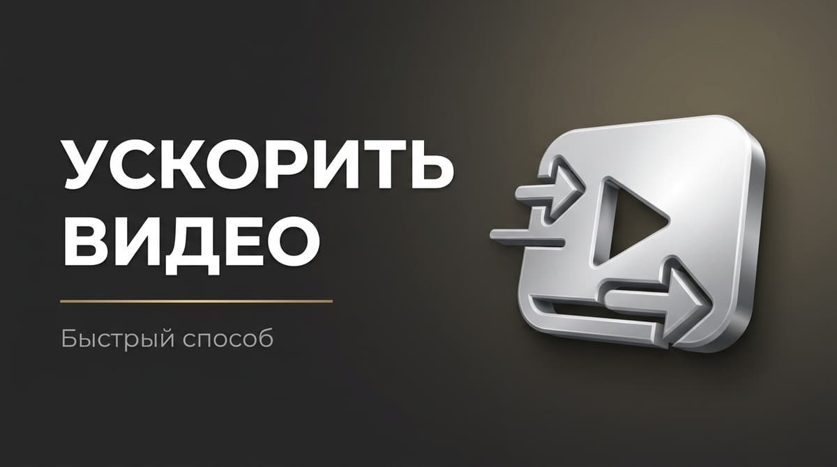 Как ускорить видео в shortcut