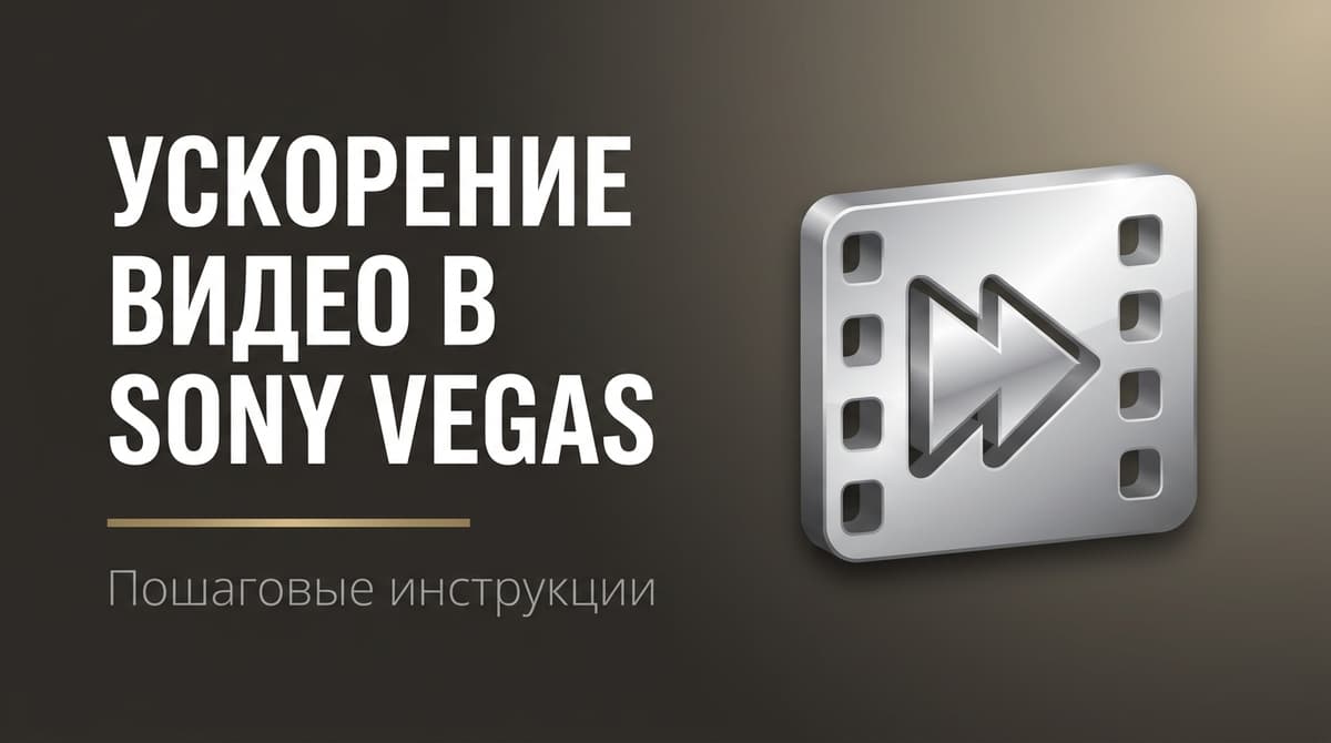 Как ускорить видео в сони вегас про 13