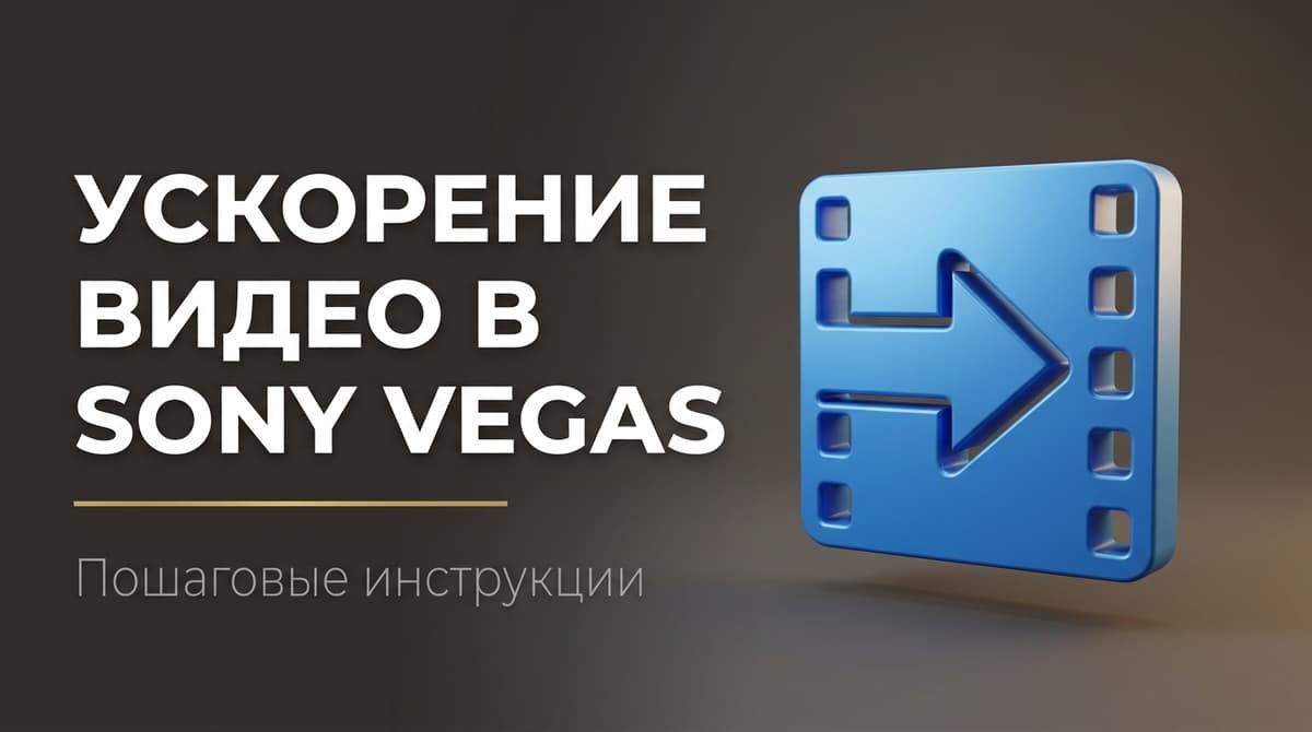 Как ускорить видео в сони вегас