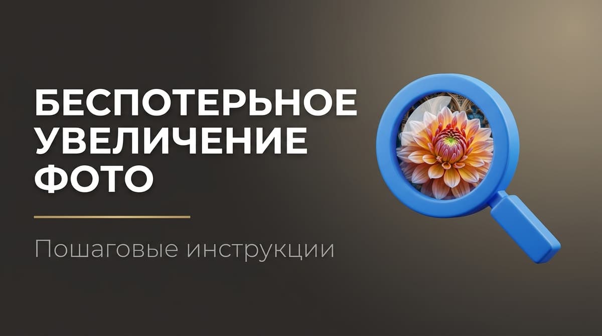 Как увеличить фото в фотошопе без потери качества