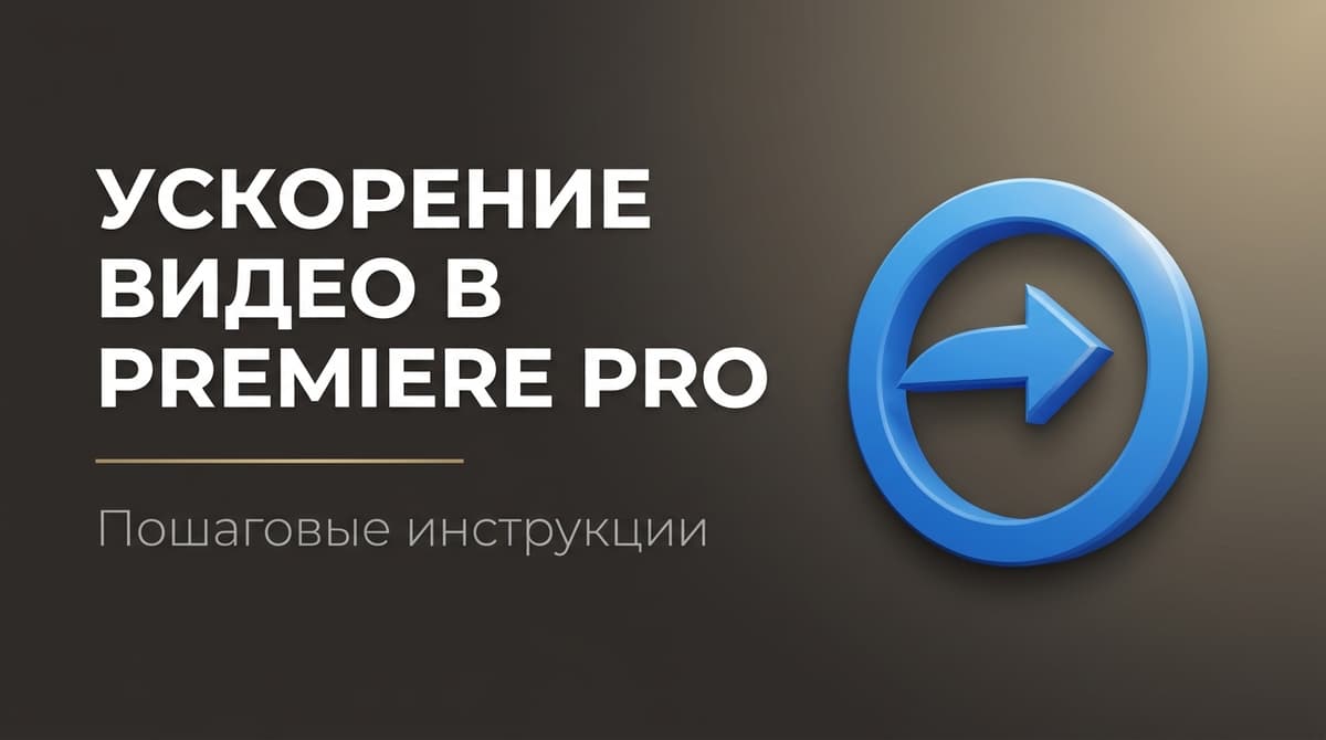 Как в adobe premiere pro ускорить видео