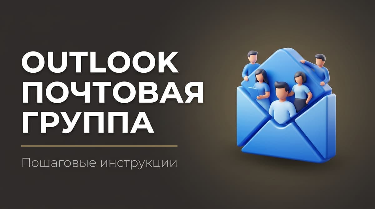 Как в аутлуке сделать группу для рассылки