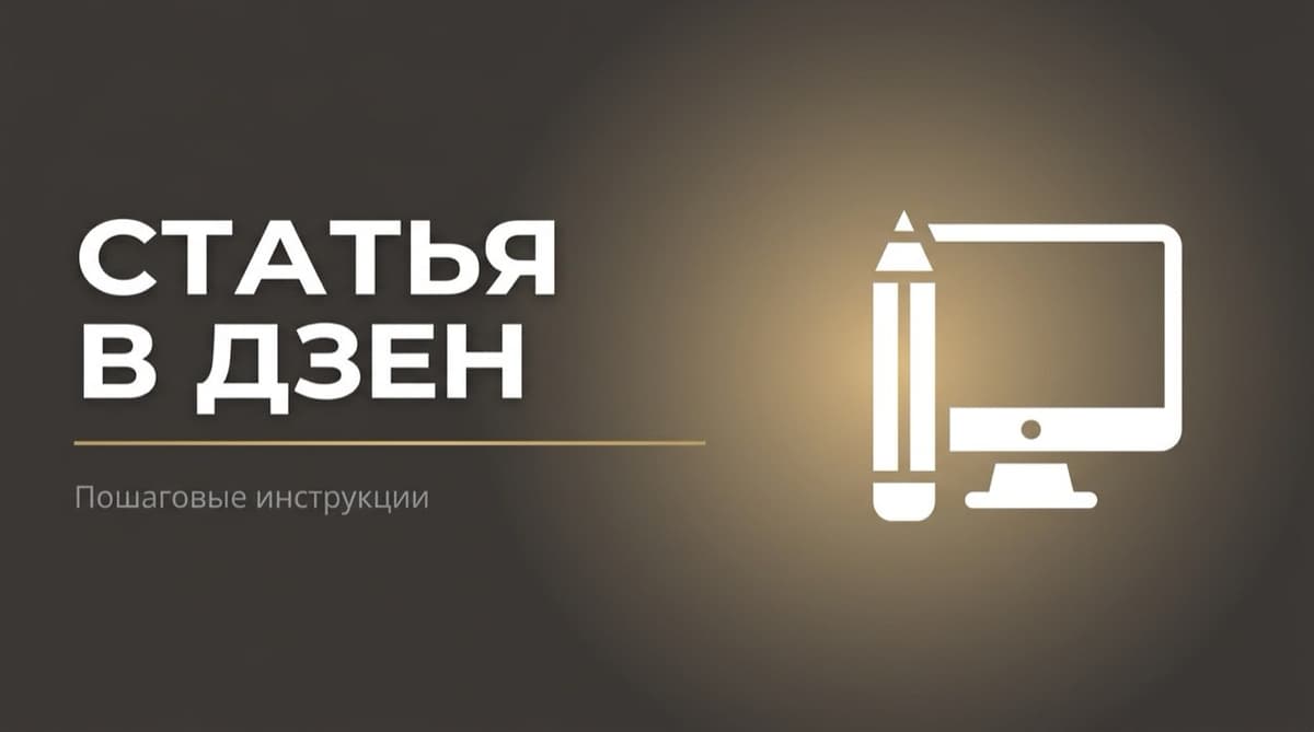 Как в дзен написать статью